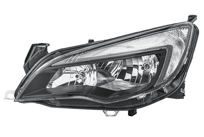 HELLA FF/Halogen-Headlight - left - for e.g. Opel Astra J (P10) 1EG010011-611