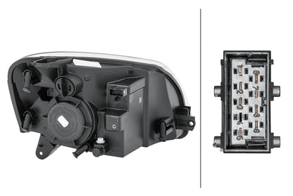 HELLA Halogen-Headlight - left - for e.g. Citroën Berlingo (M_) 1EG010196-011