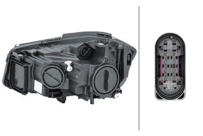 HELLA Halogen-Headlight - right - for e.g. Mercedes-Benz A-Class (W176) 1EG010818-121