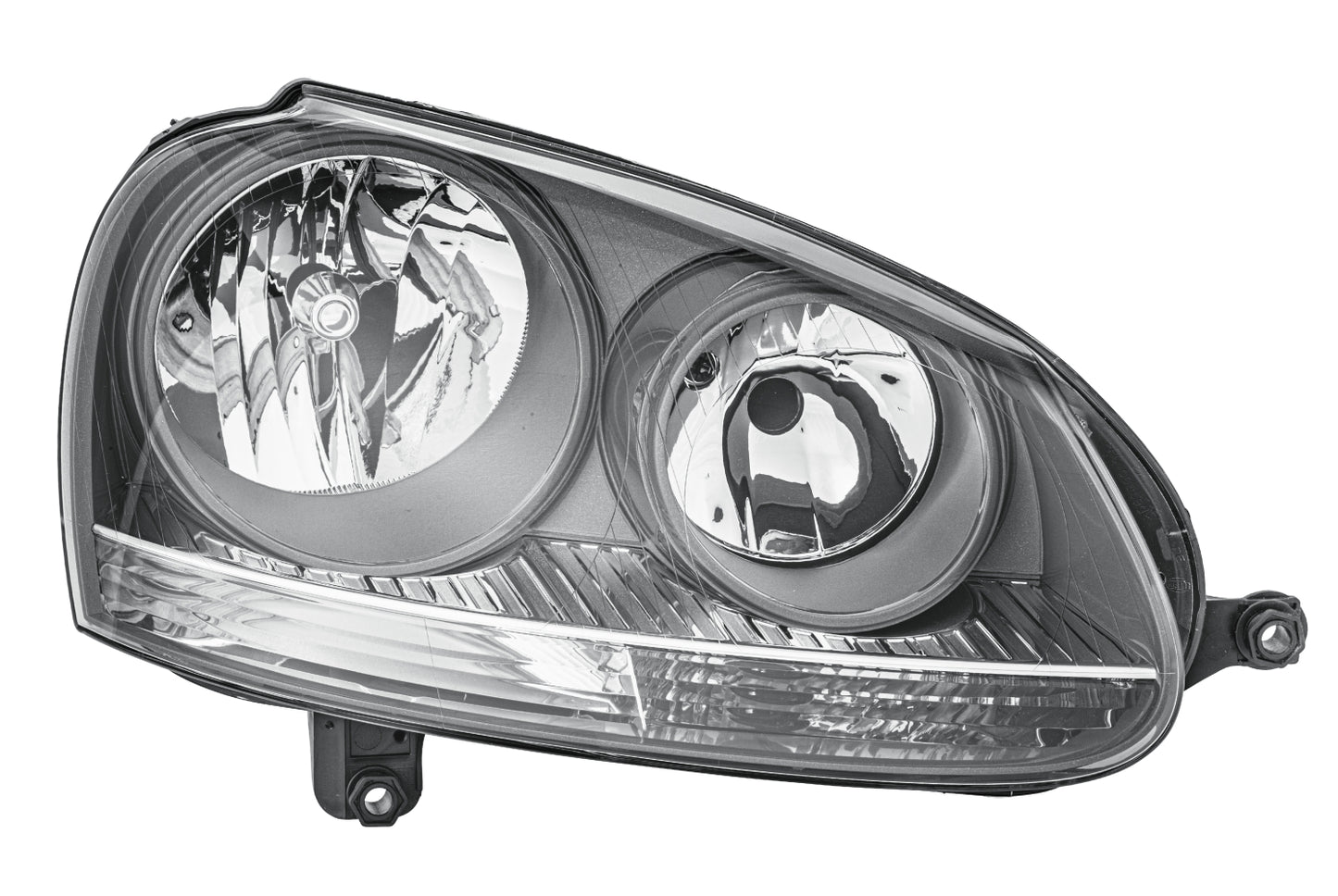 HELLA Halogen-Headlight - right - for e.g. VW Golf V (1K1) 1EG247007-421