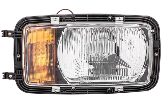 HELLA Halogen-Headlight - right - for e.g. Mercedes-Benz 1222 - 4850 (MK, SK) 1EH002658-341