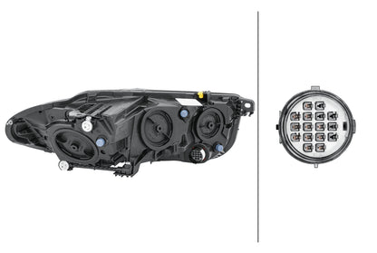 HELLA FF/LED/Halogen-Headlight - left - for e.g. Jaguar Xe (X760) 1EH011811-111