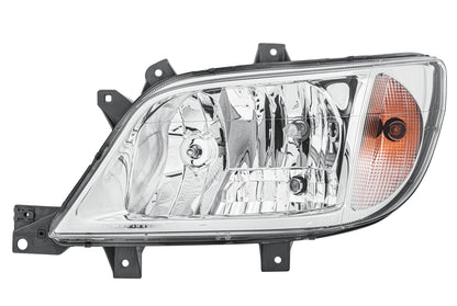 HELLA Halogen/FF-Headlight - left - for e.g. Mercedes-Benz Sprinter 4,6-T Bus (909) 1EH246047-211