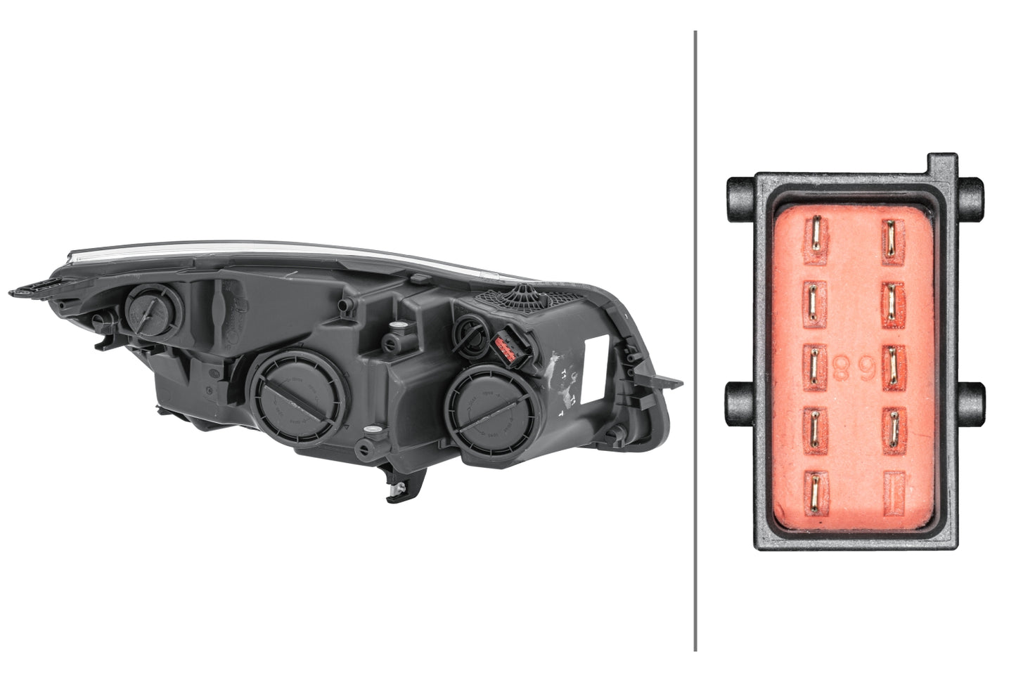HELLA FF/Halogen-Headlight - left - for e.g. Opel Insignia A Sports Tourer (G09) 1EJ009630-311