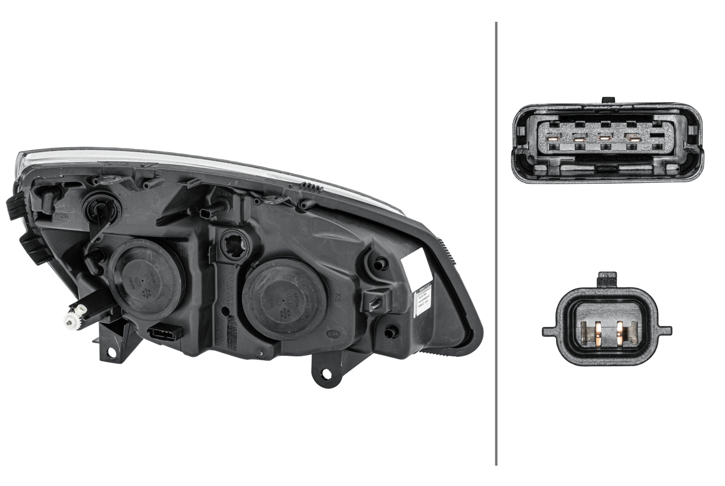 HELLA Halogen-Headlight - left - for e.g. Renault Scénic II (JM0/1_) 1EG008862-171