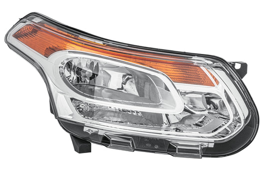 HELLA FF/Halogen-Headlight - right - for e.g. Citroën C3 Picasso (SH_) 1EG009767-021