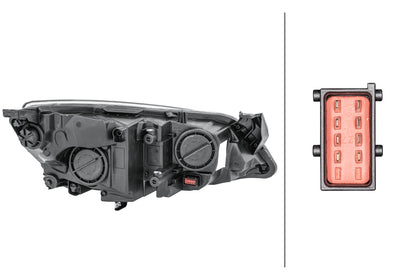 HELLA FF/Halogen-Headlight - left - for e.g. Opel Astra J (P10) 1EG010011-671
