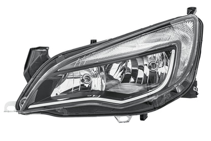 HELLA FF/Halogen-Headlight - left - for e.g. Opel Astra J (P10) 1EG010011-671