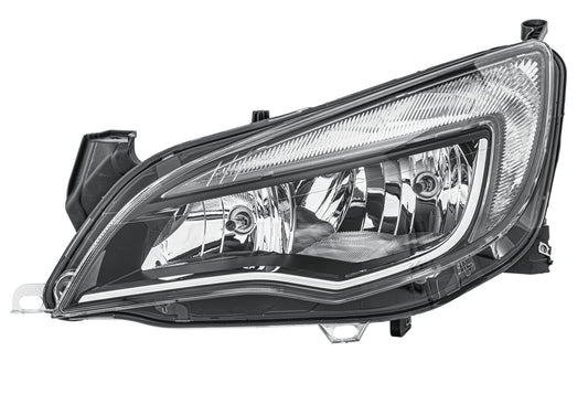 HELLA FF/Halogen-Headlight - left - for e.g. Opel Astra J (P10) 1EG010011-671