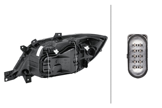 HELLA FF/Halogen-Headlight - right - for e.g. Mercedes-Benz Sprinter 4,6-T Bus (909) 1EH246047-221