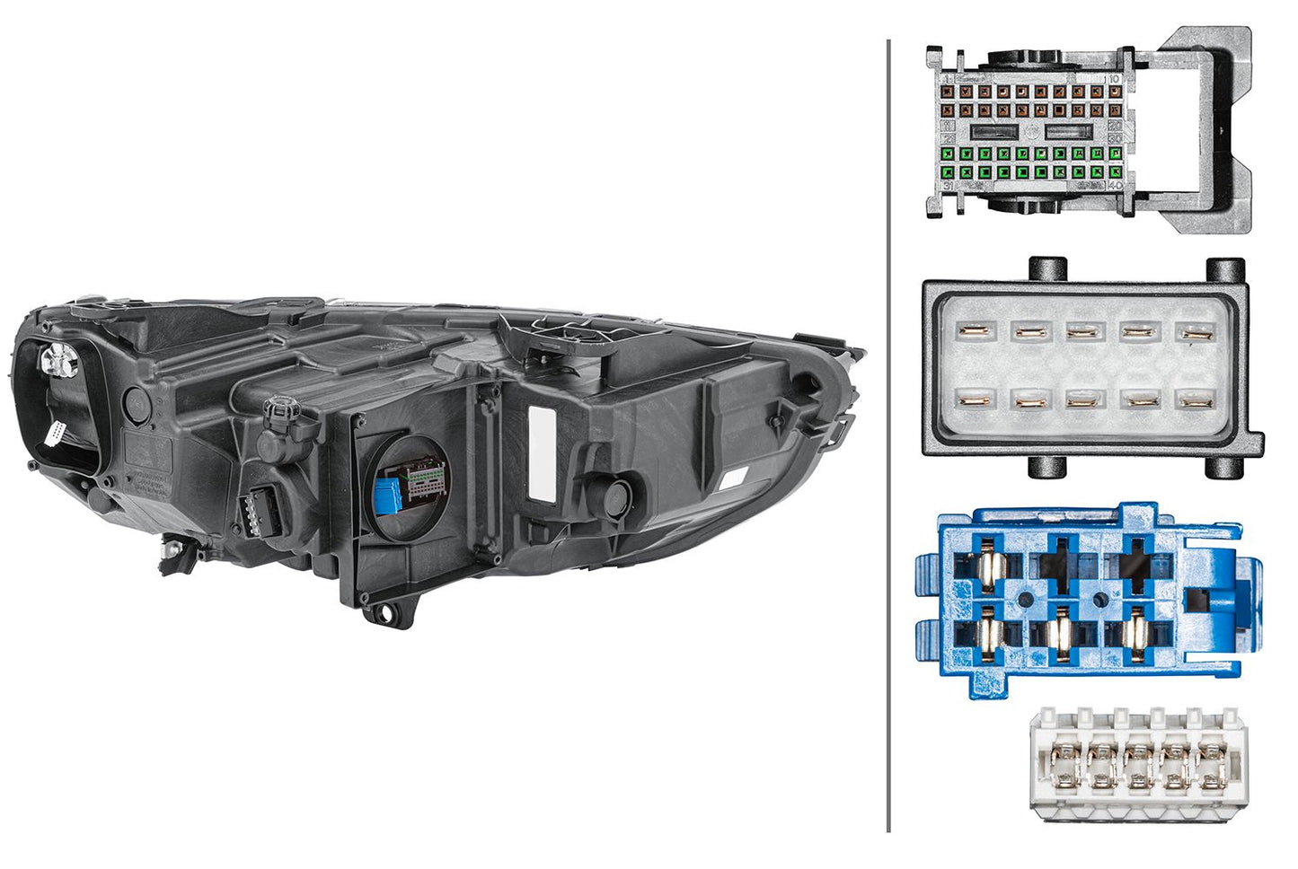 Matrix-Headlight - left - for e.g. Vauxhall Insignia B (Z18)