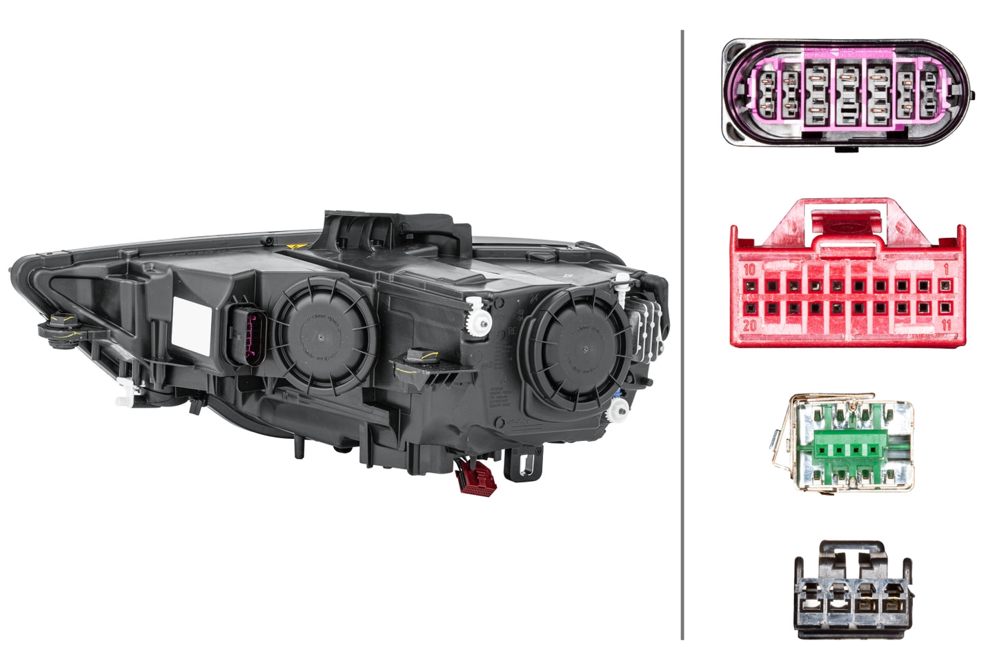 HELLA Bi-Xenon/LED-Headlight - right - for e.g. Audi A3 (8V1, 8VK) 1EL010740-321