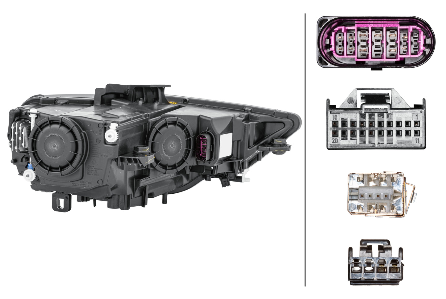 HELLA Bi-Xenon/LED-Headlight - left - for e.g. Audi A3 (8V1, 8VK) 1EL010740-311