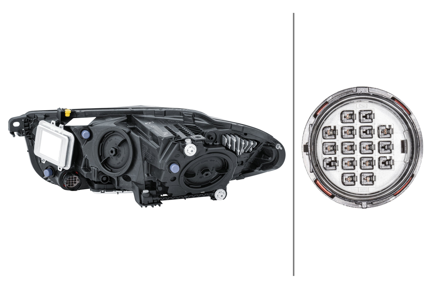 HELLA Bi-Xenon/LED-Headlight - right - for e.g. Jaguar Xe (X760) 1EL011811-321