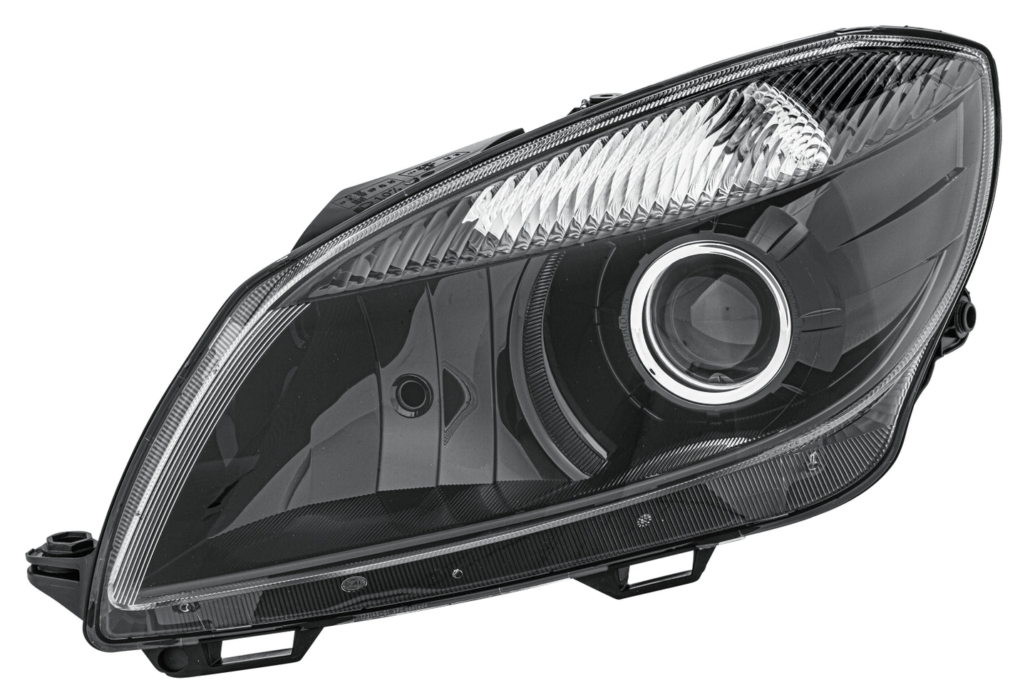 HELLA Halogen/FF/DE-Headlight - left - for e.g. Skoda Fabia II (542) 1EL010417-491