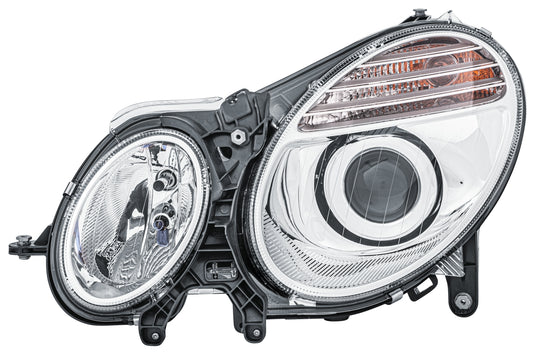 HELLA Halogen-Headlight - left - for e.g. Mercedes-Benz E-Class (W211) 1EL009260-071