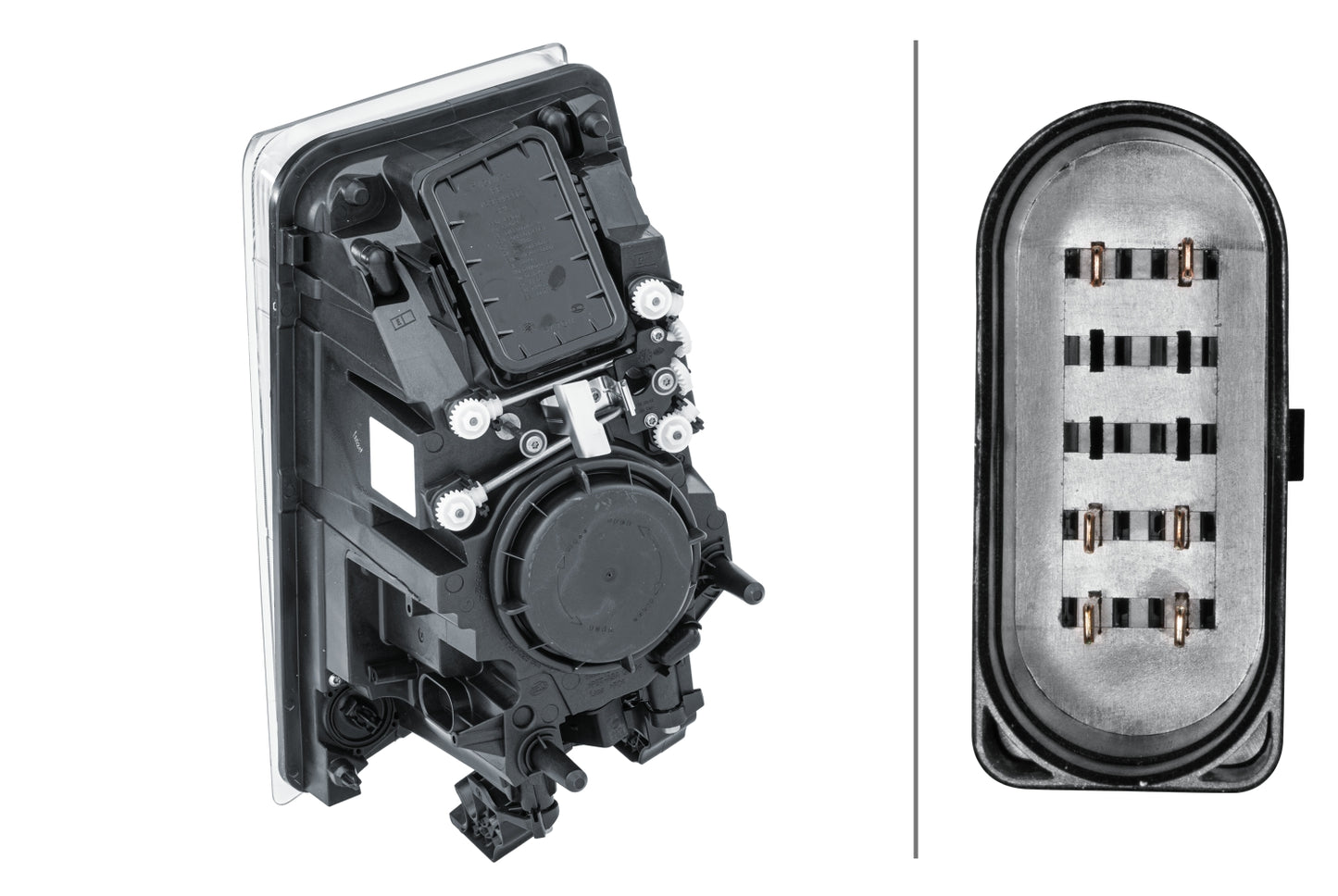 HELLA Halogen/DE-Headlight - right 1EL010478-101