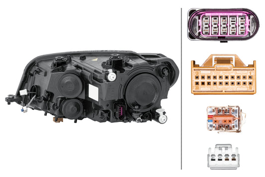 HELLA DE/LED/Bi-Xenon-Headlight - right - for e.g. VW Caddy IV Box (SAA, SAH) 1EL012286-221