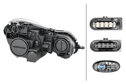 HELLA Bi-Xenon/Halogen-Headlight - left - for e.g. Mercedes-Benz E-Class (W211) 1EL009260-551