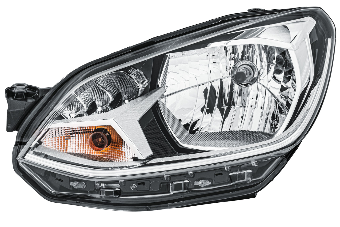 HELLA FF/Halogen-Headlight - left - for e.g. VW Up (121, 122, BL1, BL2) 1EL012644-011