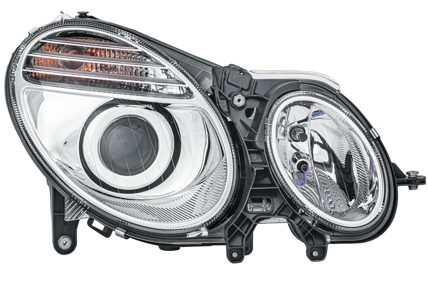 HELLA Halogen-Headlight - right - for e.g. Mercedes-Benz E-Class (W211) 1EL009260-081