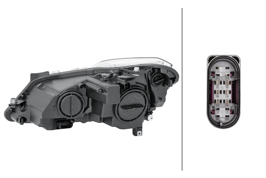 HELLA DE/Halogen-Headlight - right - for e.g. Mercedes-Benz E-Class Coupe (C207) 1EL009647-921