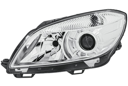 HELLA FF/DE/Halogen-Headlight - left - for e.g. Skoda Fabia II (542) 1EL010417-371