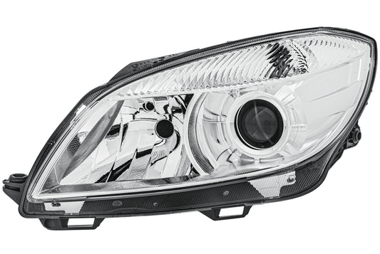 HELLA FF/DE/Halogen-Headlight - left - for e.g. Skoda Fabia II (542) 1EL010417-371
