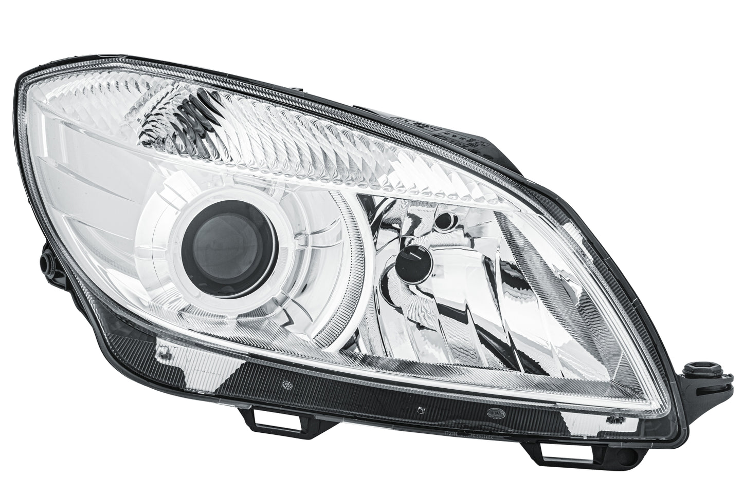 HELLA Halogen/DE/FF-Headlight - right - for e.g. Skoda Fabia II (542) 1EL010417-381