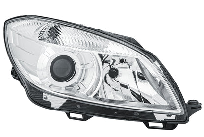 HELLA Halogen/DE/FF-Headlight - right - for e.g. Skoda Fabia II (542) 1EL010417-381