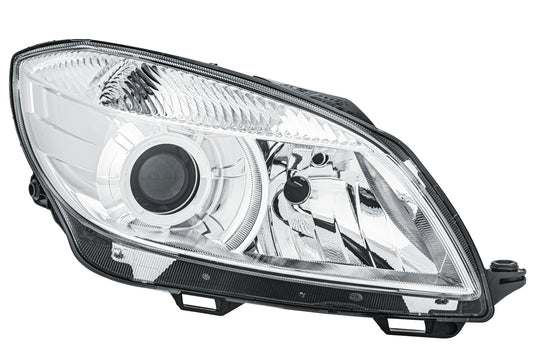HELLA Halogen/DE/FF-Headlight - right - for e.g. Skoda Fabia II (542) 1EL010417-381