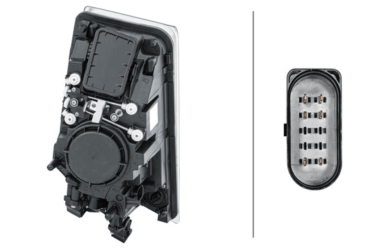 HELLA Halogen/DE-Headlight - left 1EL010478-091