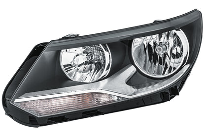 HELLA Halogen/FF-Headlight - left - for e.g. VW Tiguan (5N_) 1EL010749-211
