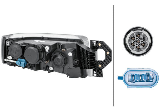HELLA Halogen/DE-Headlight - left - for e.g. Renault Trucks C-series 250, D-serie 1EL011171-251