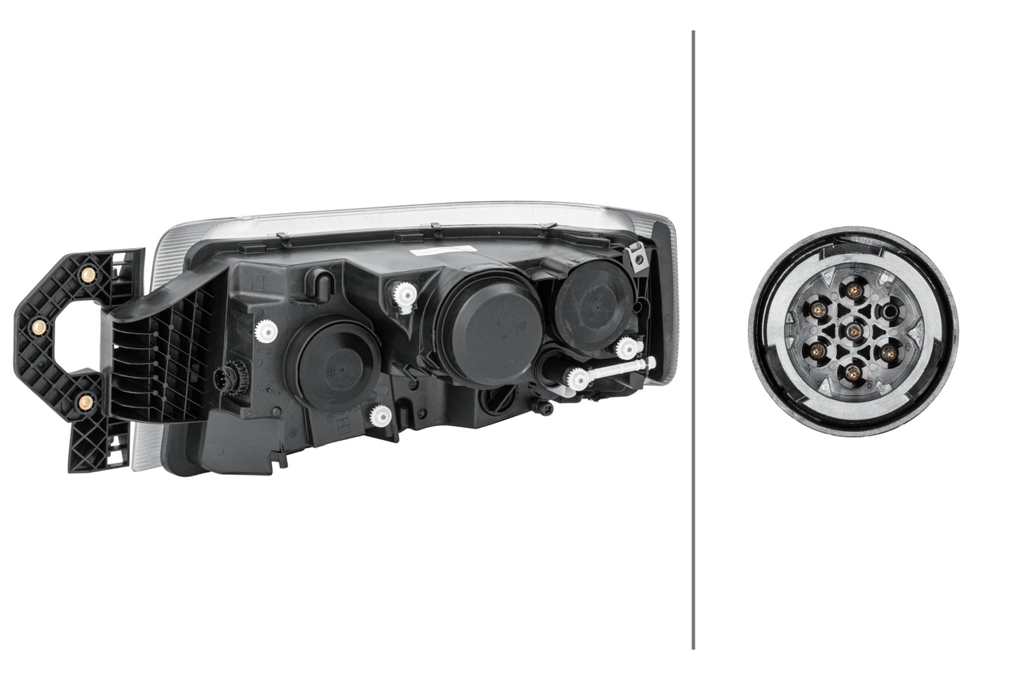 HELLA DE/Halogen-Headlight - right - for e.g. Renault Trucks Premium II Distr./Lander 1EL011899-301