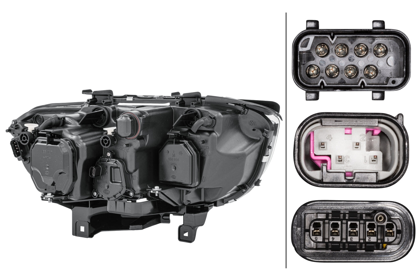 HELLA Bi-Xenon/Halogen-Headlight - left - for e.g. BMW 7 (E65, E66, E67) 1EL158083-011