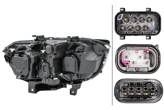 HELLA Bi-Xenon/Halogen-Headlight - left - for e.g. BMW 7 (E65, E66, E67) 1EL158083-011