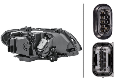 HELLA Halogen/Bi-Xenon-Headlight - left - for e.g. BMW X5 (E53) 1EL224485-411