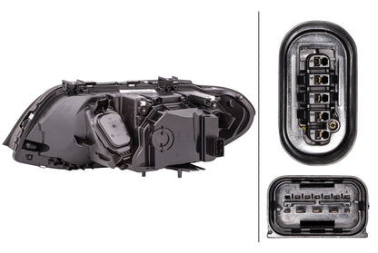 HELLA Bi-Xenon/Halogen-Headlight - right - for e.g. BMW X5 (E53) 1EL224485-421