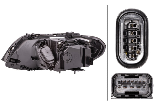 HELLA Bi-Xenon/Halogen-Headlight - right - for e.g. BMW X5 (E53) 1EL224485-421