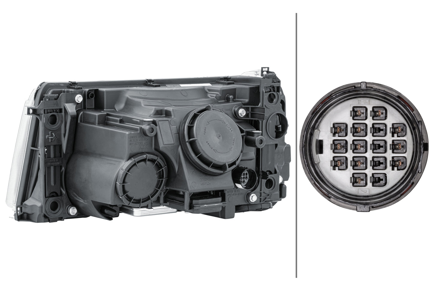 HELLA Bi-Xenon-Headlight - right - for e.g. Range Rover Sport (L320) 1EL238022-881