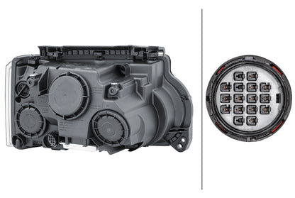 HELLA Bi-Xenon-Headlight - left - for e.g. Range Rover III (L322) 1EL238036-431