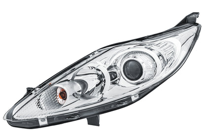 HELLA FF/DE/Halogen-Headlight - left - for e.g. Ford Fiesta VI (CB1, CCN) 1EL247045-351
