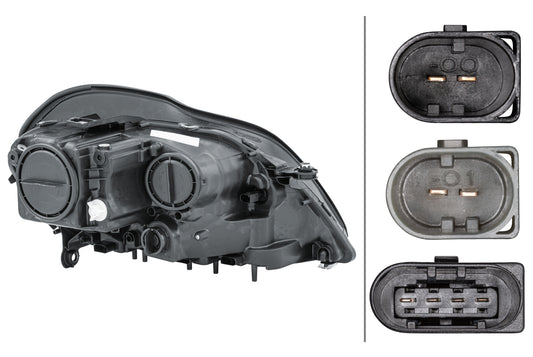 HELLA FF/DE/Halogen-Headlight - left - for e.g. Mercedes-Benz GL-Class (X164) 1EL263400-011