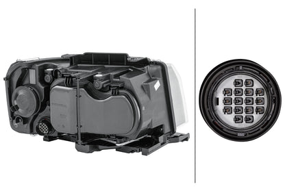 HELLA Bi-Xenon-Headlight - left - for e.g. Land Rover Freelander 2 (L359) 1EL354025-051
