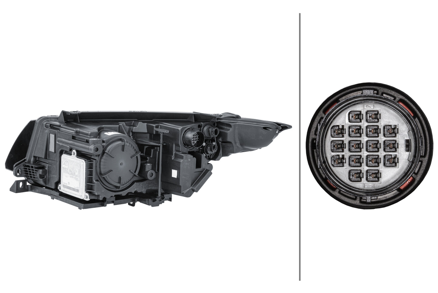 HELLA Bi-Xenon-Headlight - right - for e.g. Range Rover Evoque (L538) 1EL354806-061