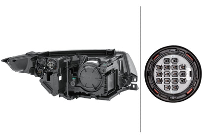 HELLA Halogen-Headlight - left - for e.g. Range Rover Evoque (L538) 1EL354806-091
