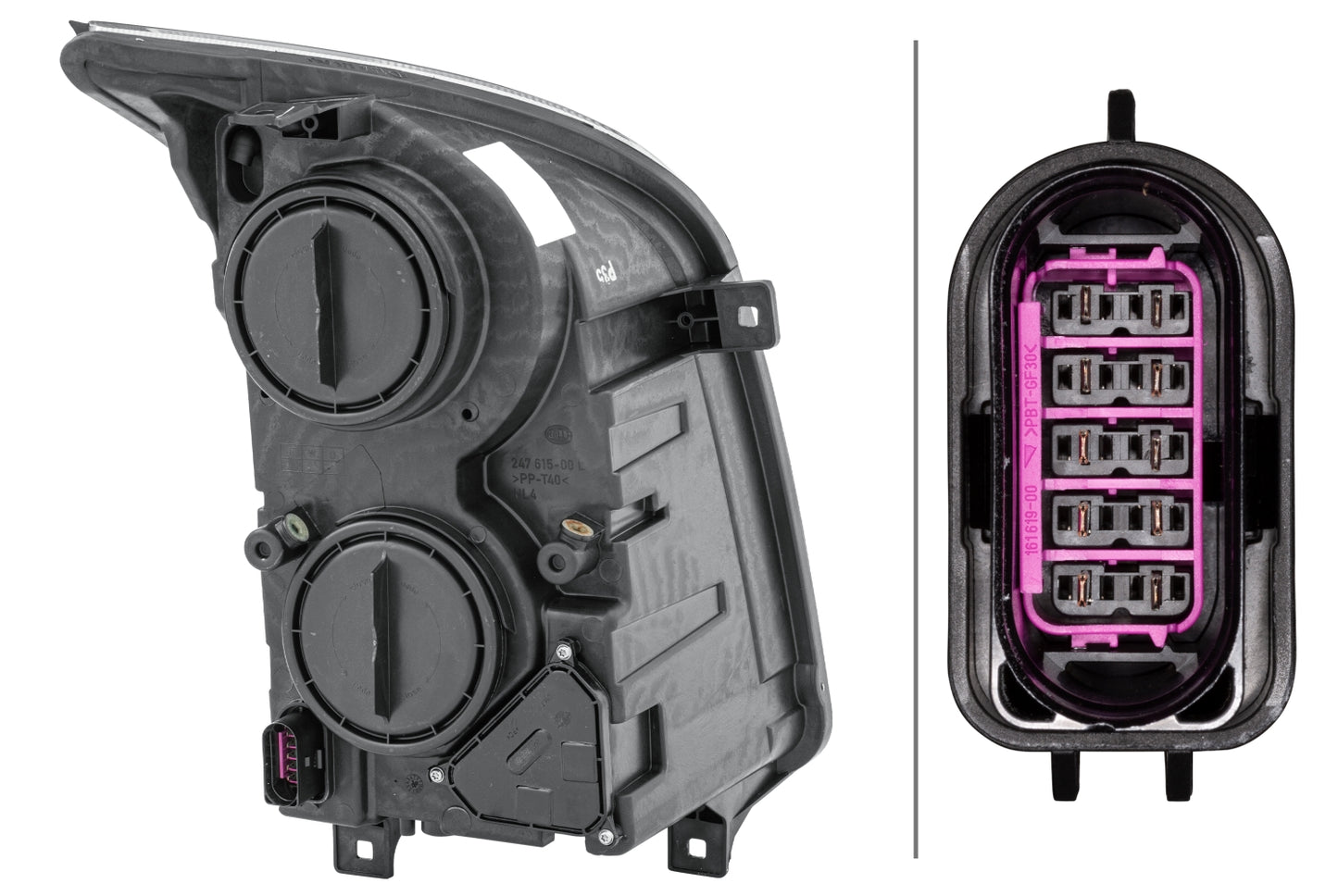HELLA FF-Headlight - left - for e.g. VW Crafter 30-50 Box (2E_) 1ER011592-051