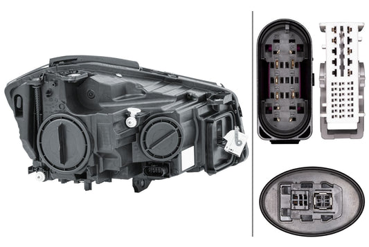 HELLA LED/Bi-Xenon-Headlight - left - for e.g. Mercedes-Benz A-Class (W176) 1EX010818-351