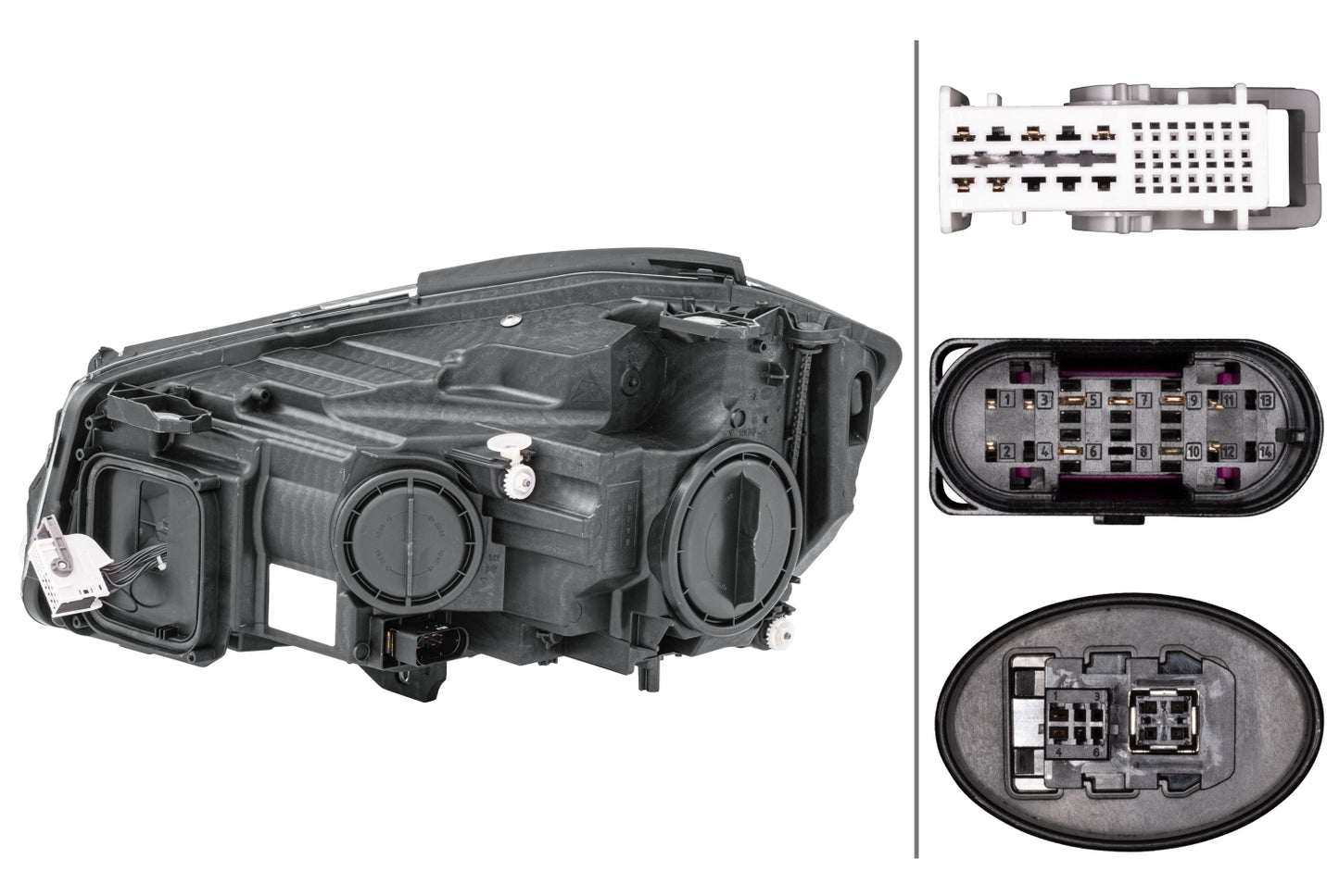 HELLA LED/Bi-Xenon-Headlight - right - for e.g. Mercedes-Benz A-Class (W176) 1EX010818-361